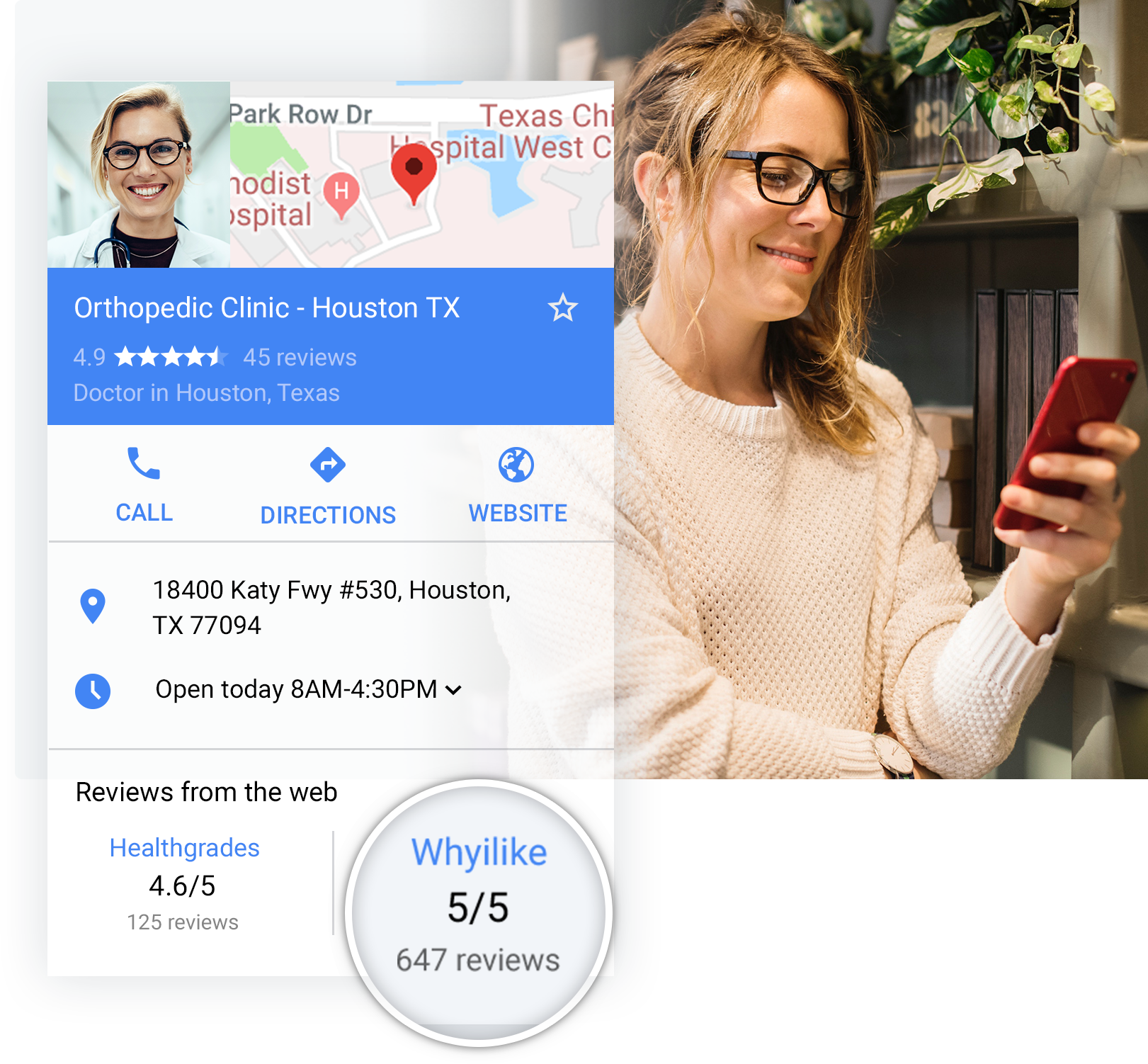 A stronger Google Business profile with more customer reviews